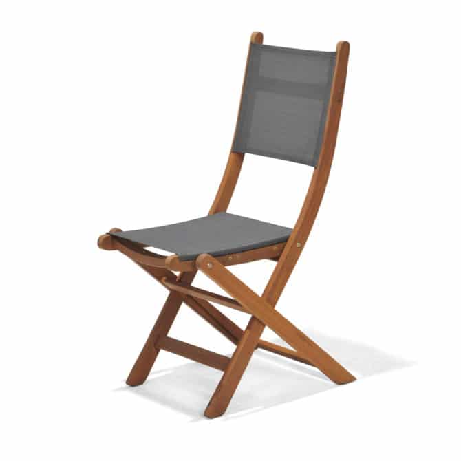 Silla de Jardín Chillvert Plegable Madera 50,65x49,60x93,20 cm