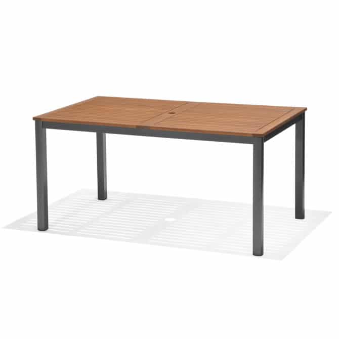 Mesa de Jardín Chillvert Ibis Madera y Aluminio 150x90x74 cm