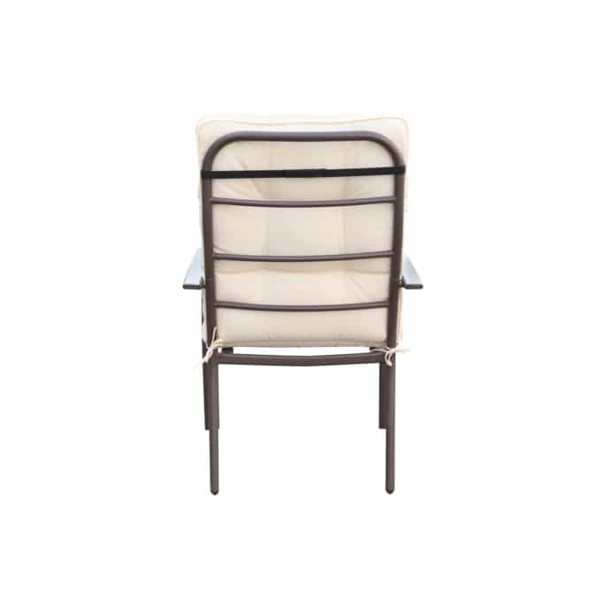 Silla de Jardín Chillvert Palermo Apilable Con Cojín 61,5x78x96 cm - Imagen 3