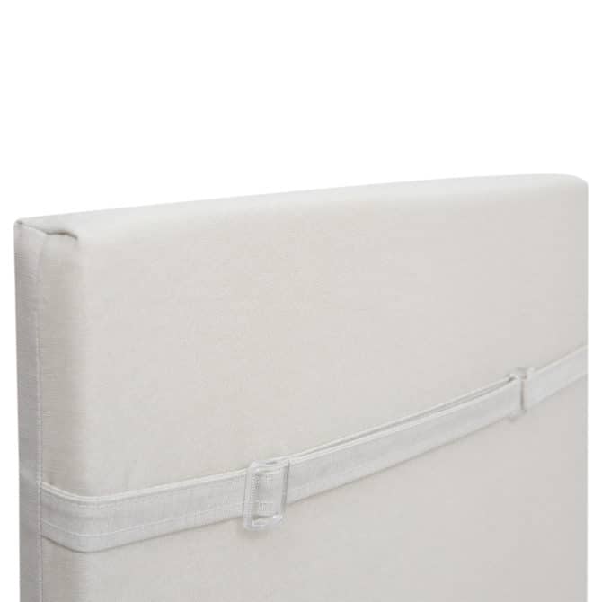 Cojin Para Silla Con Respaldo Chillvert Javea 115x45x5 cm Blanco Crudo Desenfundable - Imagen 2