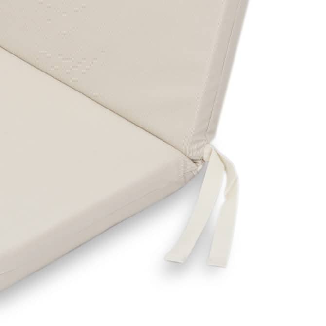 Cojin Para Silla Con Respaldo Chillvert Hampton 90x45x5 cm Beige Desenfundable - Imagen 3