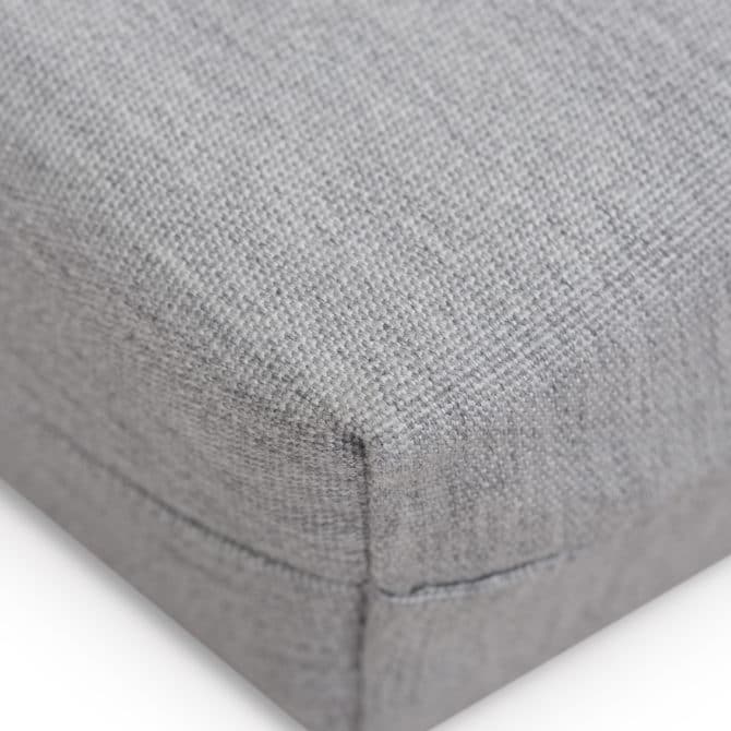 Cojin Para Silla Chillvert Pacific Cuadrado 42x42x6 cm Gris Claro Desenfundable - Imagen 4