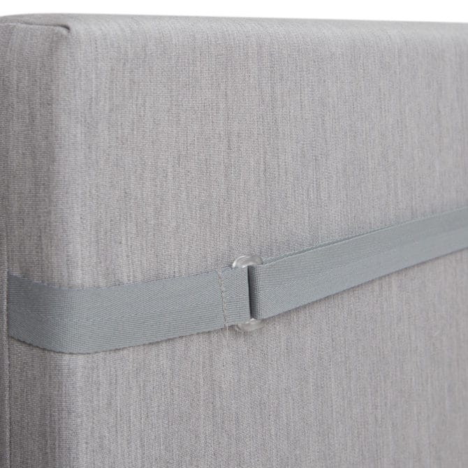 Cojin Para Silla Con Respaldo Chillvert Pacific 92x45x6 cm Gris Claro Desenfundable - Imagen 3