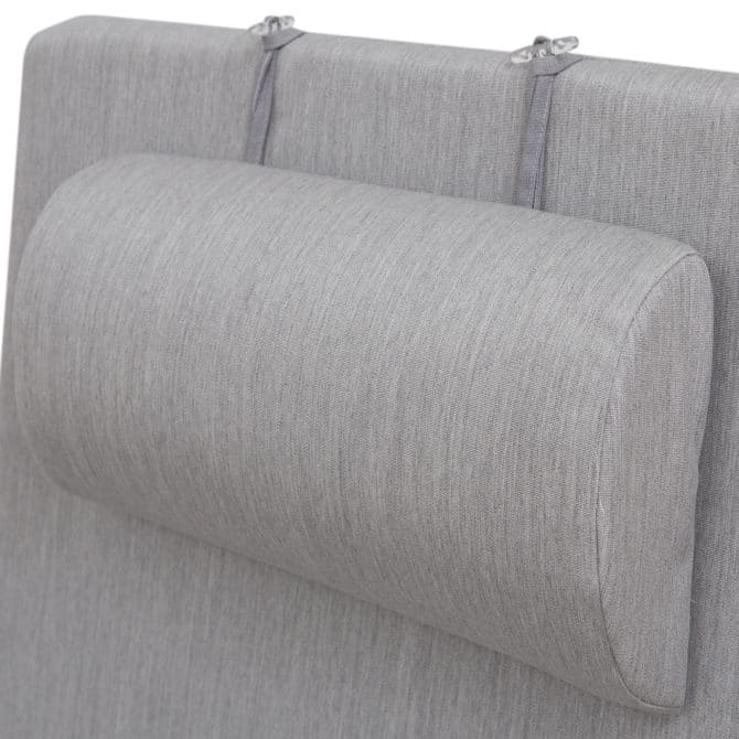 Cojin Para Tumbona Chillvert Pacific 190x60x6 cm Gris Claro Desenfundable - Imagen 4