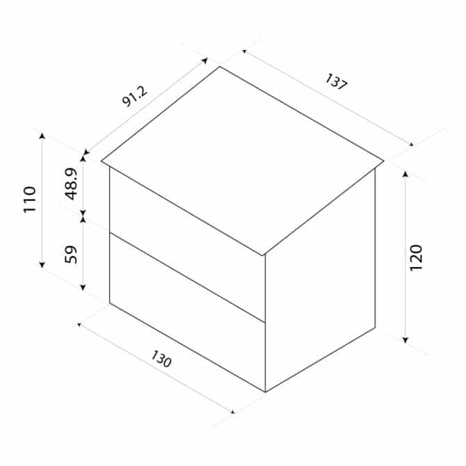 Caseta Elevada Depuradora Piscina / Armario Multiusos Gardiun Pool 91x137x120 cm de Madera - Imagen 4