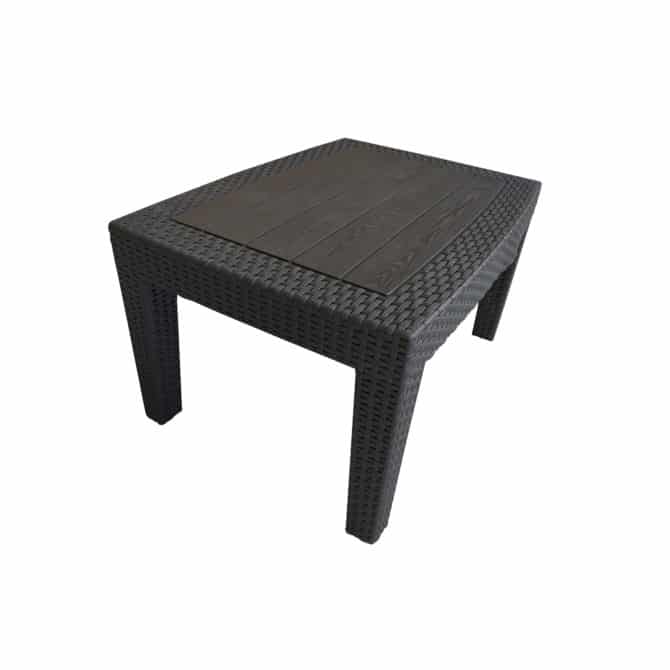 Conjunto de Jardín Chillvert Siena Resina 1 Sofá 2 Sillones y 1 Mesa Gris Antracita - Imagen 7