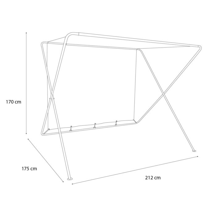 Aço Towning Chillvert Ikaria bege 175x212x170 cm - Image 4