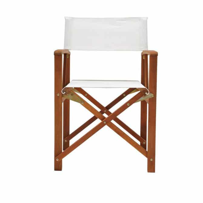 Silla Plegable de Director Chillvert Milán Madera Con Brazos 51,5x54,2x84 cm - Imagen 7