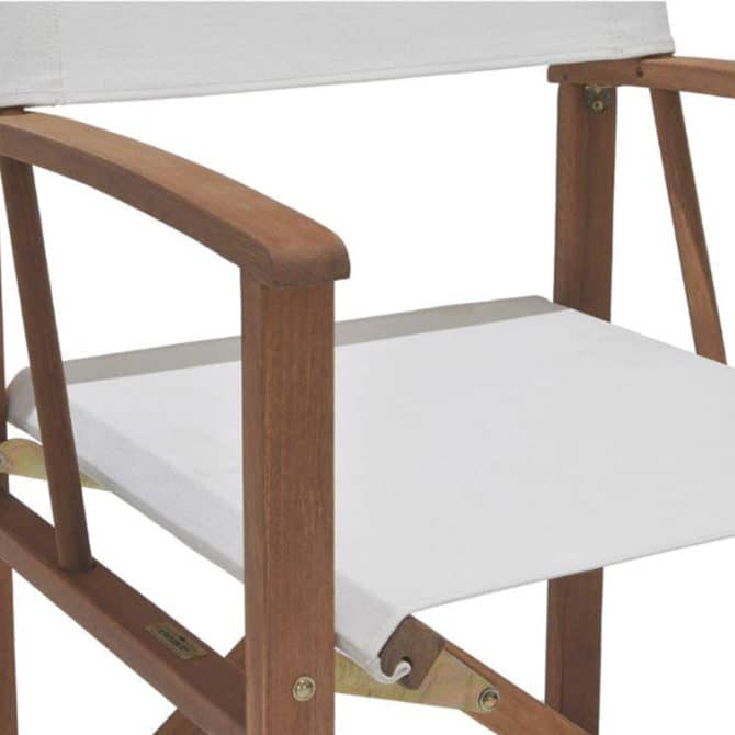 Silla Plegable de Director Chillvert Milán Madera Con Brazos 51,5x54,2x84 cm - Imagen 5