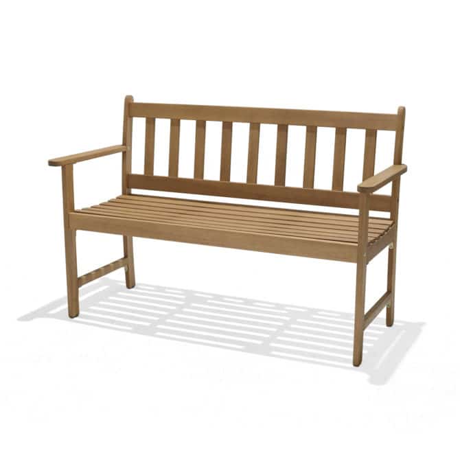 Banco de Jardín Chillvert Milán 2 Plazas Madera 51,9x118,5x79,9 cm