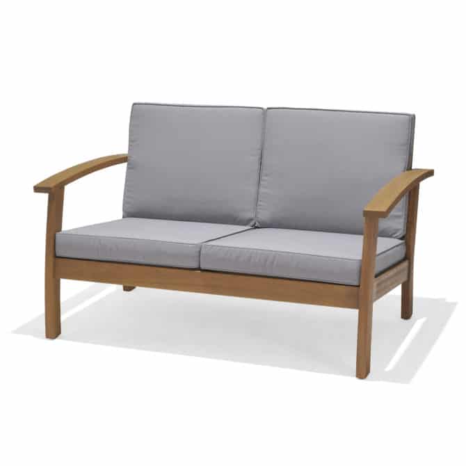 Conjunto de Jardín Chillvert Milán Madera Eucalipto 1 Sofá 2 Plazas+ 2 Sillones +1 Mesa - Imagen 4