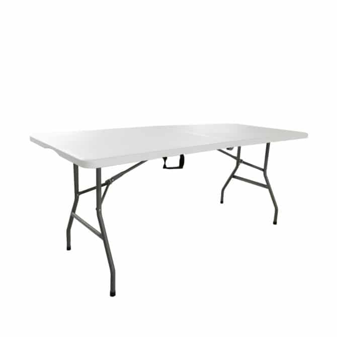 Mesa Plegable Portátil Resina New Koln Gardiun 180x74x74 cm