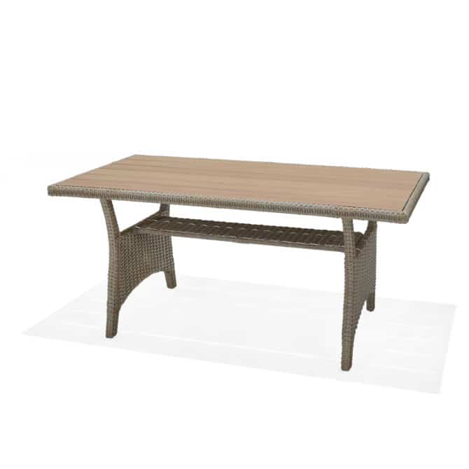 Conjunto de Jardín Sofá Rinconera y Mesa de Comedor Chillvert Turín de Acero y Ratán Sintético con Cojinería Gris - Imagen 9