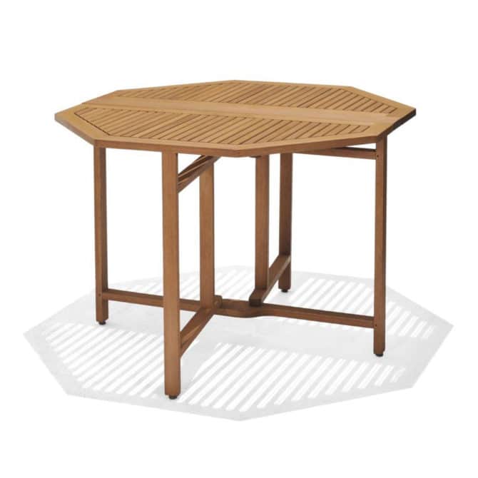 Mesa de Jardín Chillvert Milán Madera 190x74,5 cm Octogonal para 4 Comensales