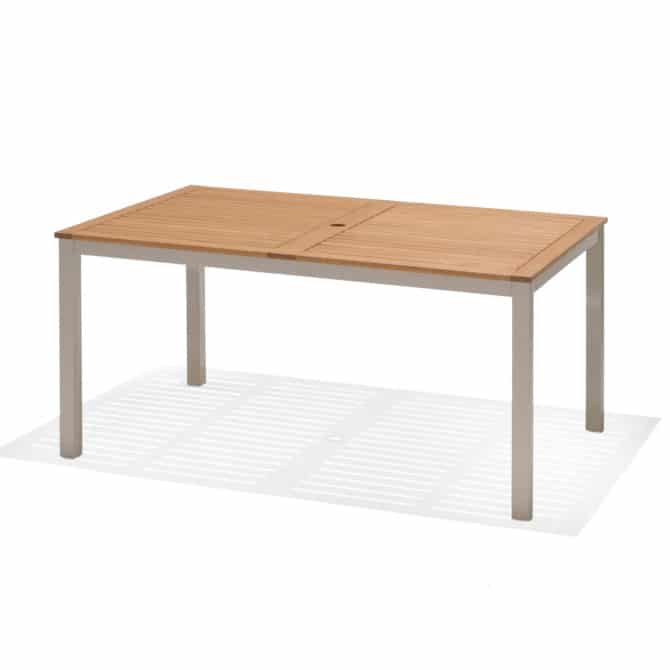 Mesa de Jardín Chillvert Imperia Madera y Aluminio 150x89,3x74,40 cm 6 Comensales