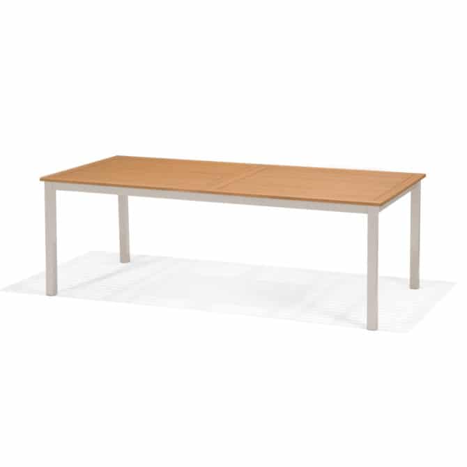 Mesa de Jardín Extensible Chillvert Imperia Madera y Aluminio 214-300x100x74 cm 8-10 Comensales