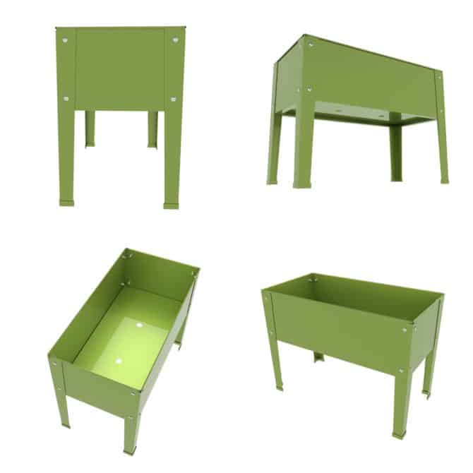 Huerto Urbano Gardiun Nature Grove I Metal 60x30x45 cm Verde Capacidad de 36 Litros - Imagen 3