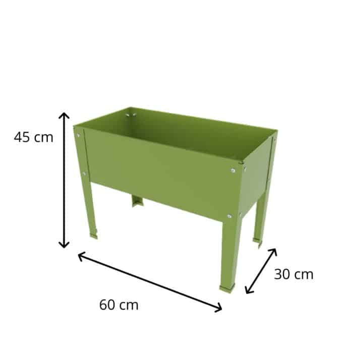 Huerto Urbano Gardiun Nature Grove I Metal 60x30x45 cm Verde Capacidad de 36 Litros - Imagen 4