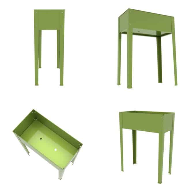 Huerto Urbano Gardiun Nature Grove II Metal 60x30x80 cm Verde Capacidad de 36 Litros - Imagen 3