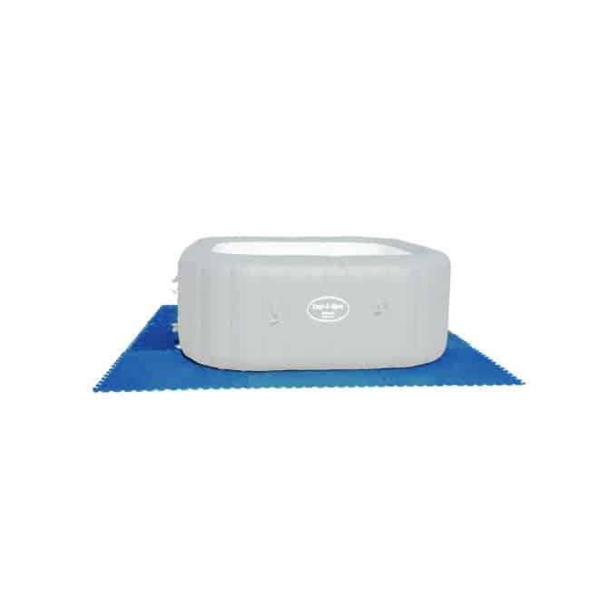 Protector de Suelo para Piscinas Desmontables Protector Tapiz Spa Bestway 8 Piezas Encajables de 60x60 cm - Imagen 3