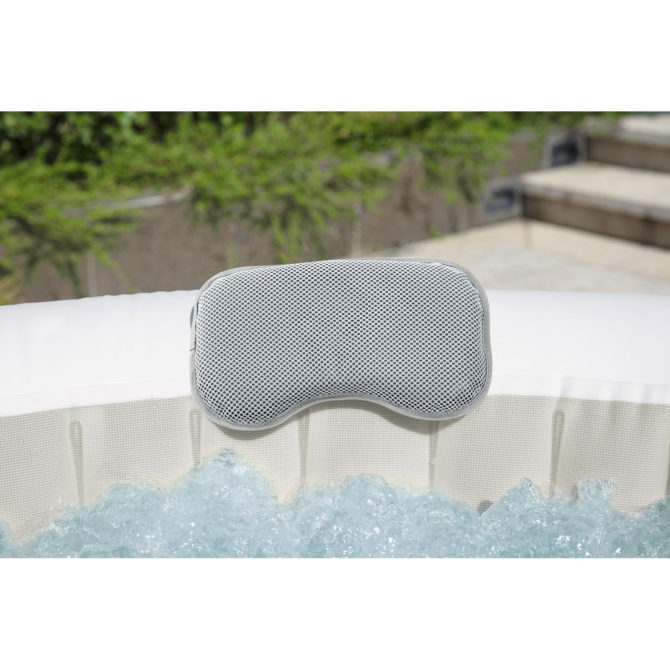 Spa Hinchable Bestway Lay-Z-Spa Holywood 196x66 cm para 6 Personas con Airjet, Luz LED, Cobertor, Almohadas y Mando a Distancia - Imagen 2