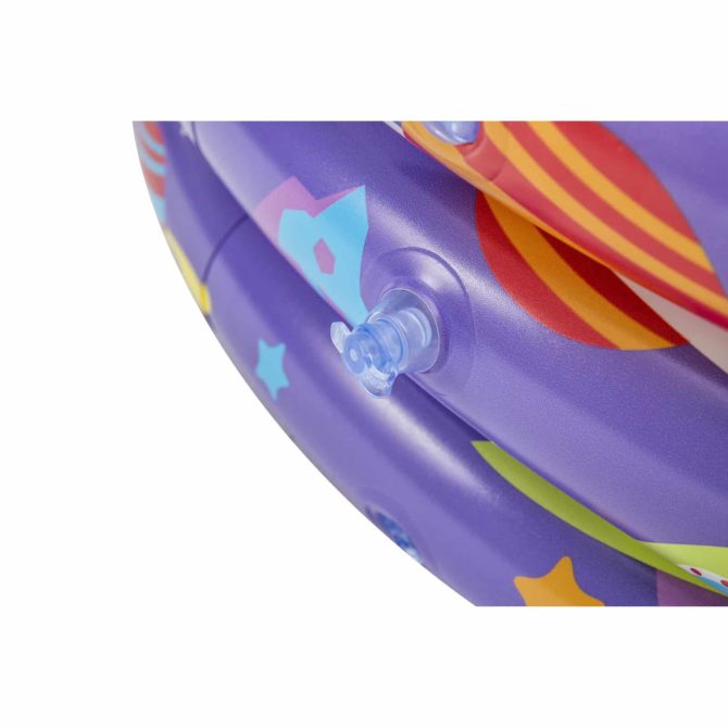 Piscina de Bolas Hinchable Tipi de Bolas Infantil Bestway 102x102x25 cm Mayores de 2 Años Morado - Imagen 4