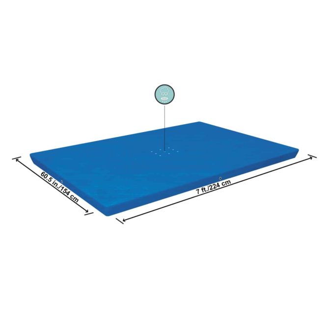 Cobertura de inverno para piscina removível Bestway Tubular 221x150x43 cm