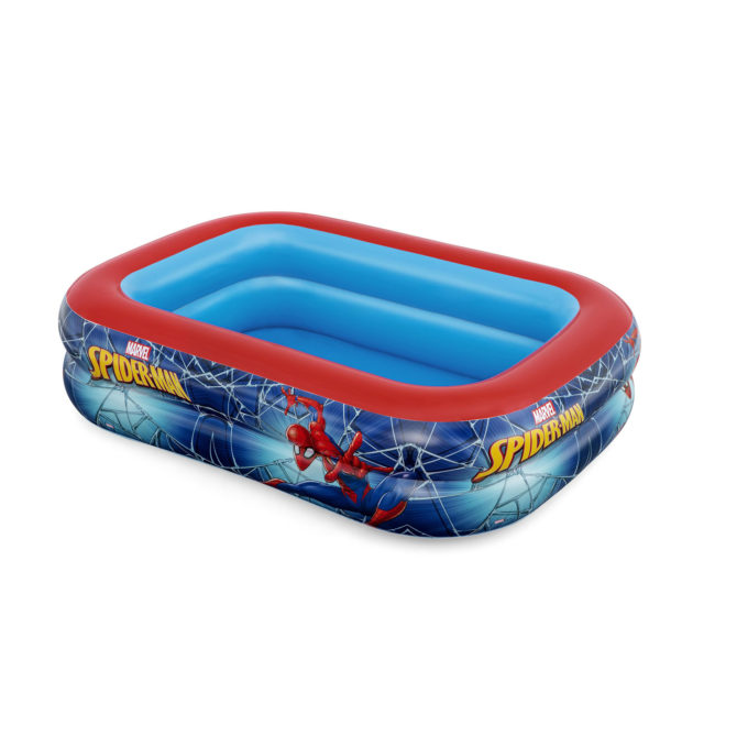 Piscina Hinchable Autoportante Infantil Bestway 200x146x48 cm Diseño Spider Man Rápida Instalación Edad Mayores de 3 Años