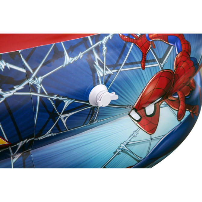 Piscina Hinchable Autoportante Infantil Bestway 200x146x48 cm Diseño Spider Man Rápida Instalación Edad Mayores de 3 Años - Imagen 2