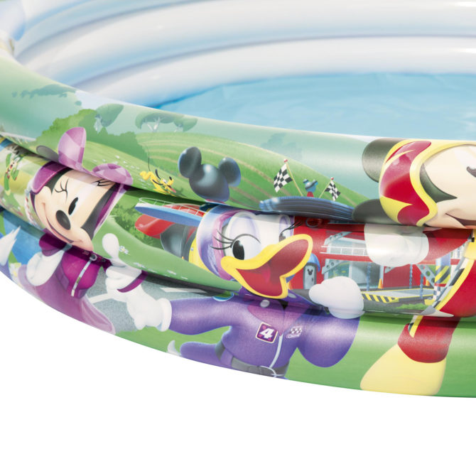 Piscina Hinchable Autoportante Infantil Bestway 122x25 cm Diseño Mickey and the Roadster Racers Rápida Instalación - Imagen 3