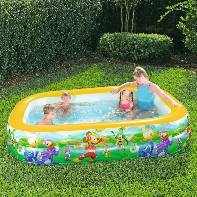 Piscina Hinchable Autoportante Infantil Bestway 262x175x51 cm Diseño Mickey and the Roadster Racers Family Rápida Instalación - Imagen 2