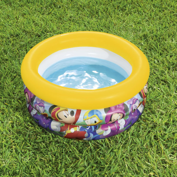 Piscina Hinchable Autoportante Infantil Bestway 70x30 cm Diseño Mickey and the Roadster Racers Baby Rápida Instalación - Imagen 3