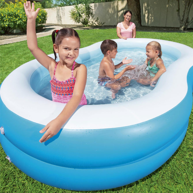 Piscina Hinchable Autoportante Infantil Bestway 262x157x46 cm Diseño The Big Lagoon Rápida Instalación - Imagen 4