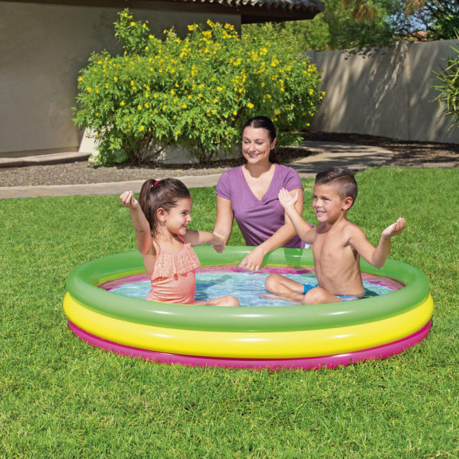 Piscina Hinchable Autoportante Infantil Bestway 152x30 cm Diseño Play Summer Rápida Instalación Edad Mayores de 2 Años - Imagen 5