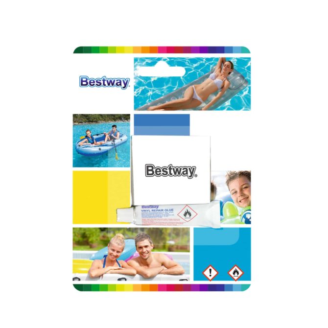 Kit de Reparación Piscinas de Liner Bestway Parches y Pegamento