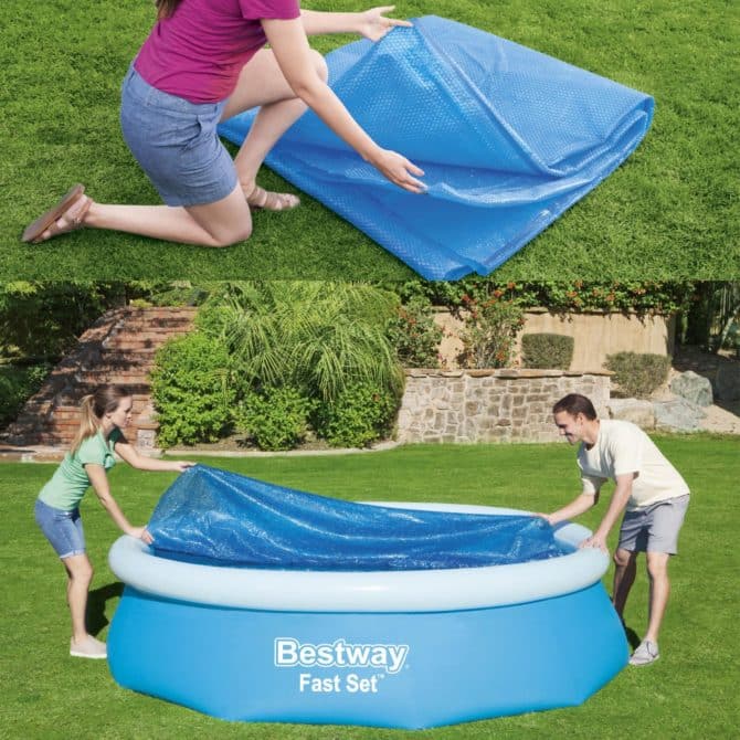 Cobertor Solar para Piscina Desmontable Bestway Ø210 cm Redonda - Imagen 2