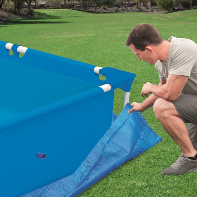 Tapiz de Suelo Para Piscina Bestway 221x150x43 cm - Imagen 2