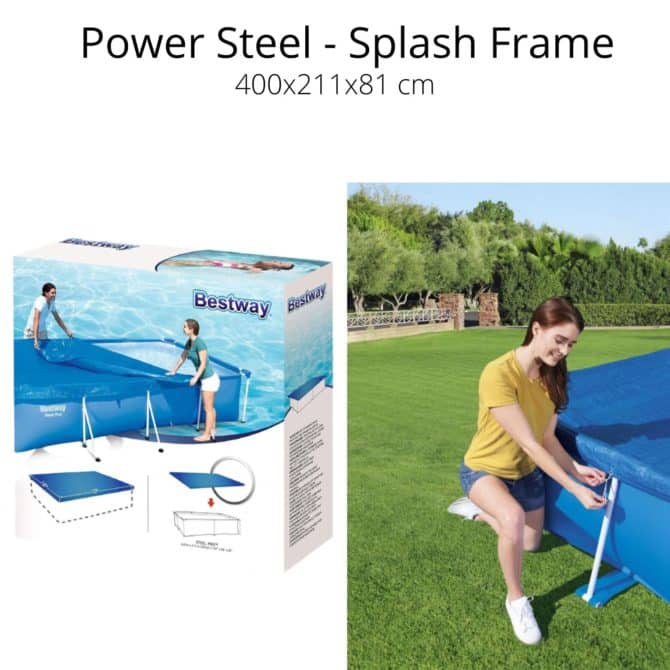 Cobertor Invierno para Piscina Desmontable Bestway 400x211 cm Rectangular - Imagen 3