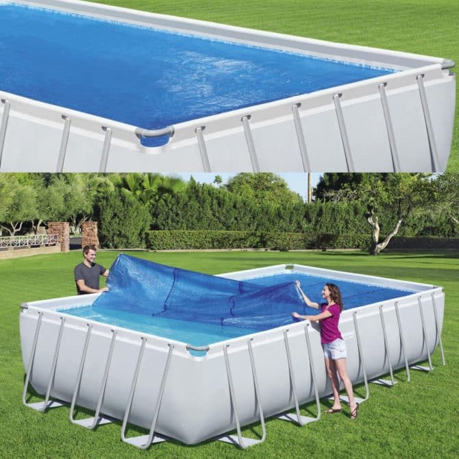 Cobertor Solar para Piscina Desmontable Bestway 703x336 cm Rectangular - Imagen 2