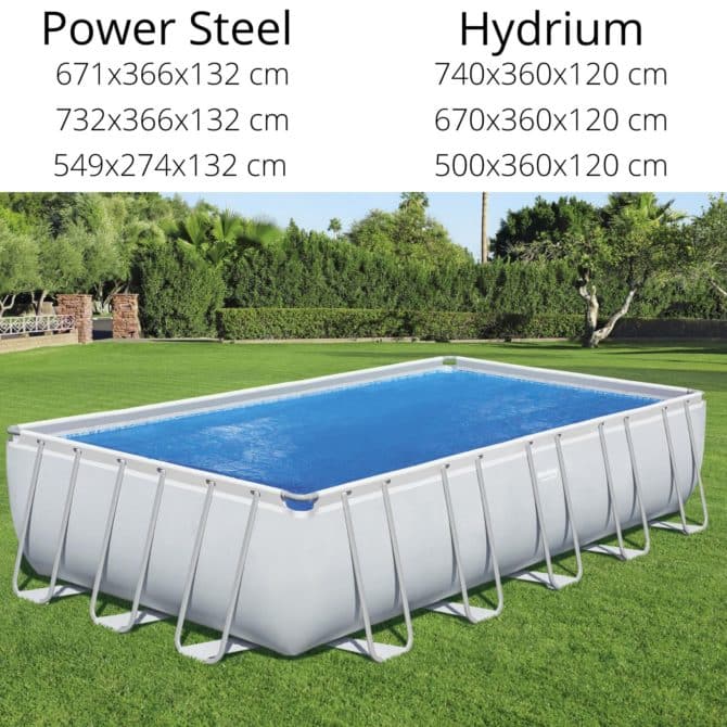 Cobertor Solar para Piscina Desmontable Bestway 703x336 cm Rectangular - Imagen 3