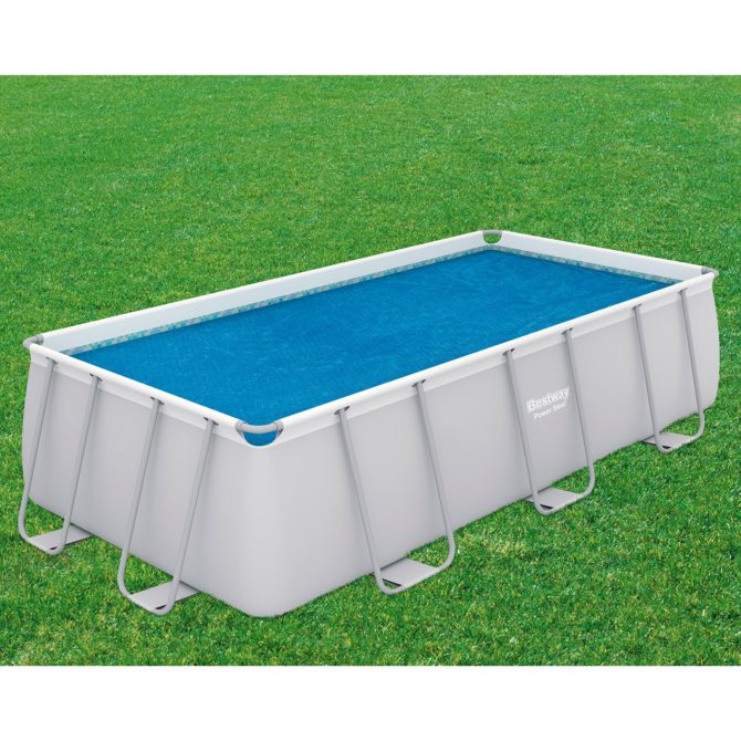 Cobertor Solar para Piscina Desmontable Bestway 380x180 cm Rectangular - Imagen 2