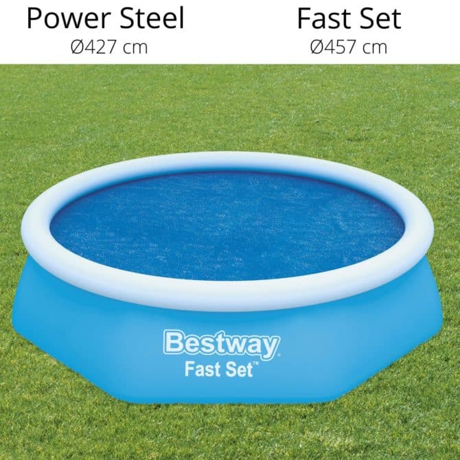 Cobertor Solar para Piscina Desmontable Bestway Ø427 cm Redonda - Imagen 3