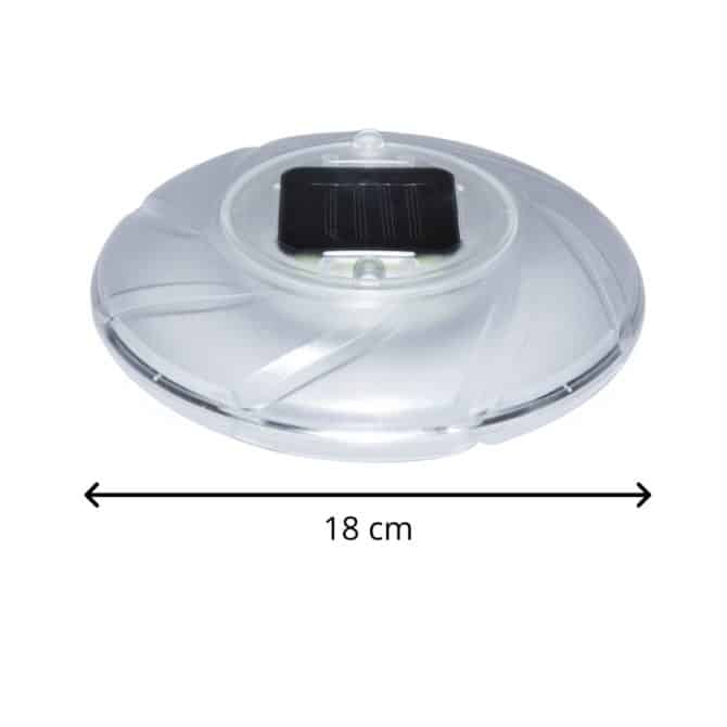 Luz Flotante LED para Piscina y Spa Bestway Solar Varios Colores 18 cm - Imagen 4