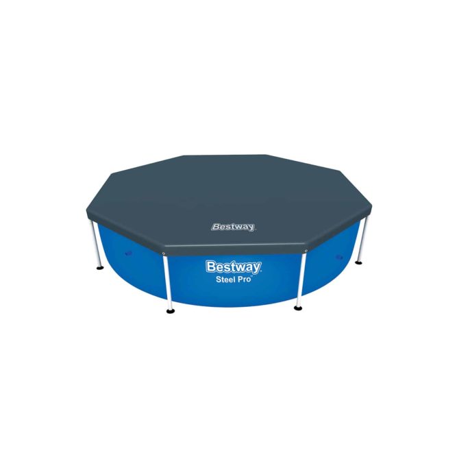 Cobertura de inverno para uma piscina removível Bestway Ø244 cm Rodada