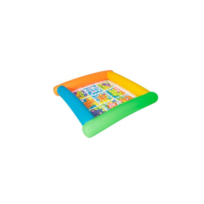 Alfombra de Juegos Hinchable Bestway Friendly Animals 132x132x23 cm