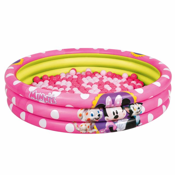 Piscina de Bolas Hinchable Bestway Minnie Mouse Ø122x25 cm