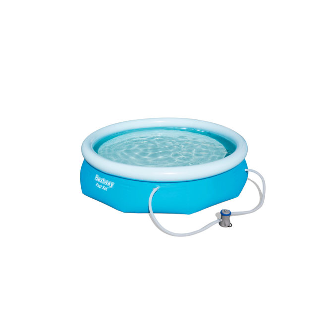 Piscina Desmontable Autoportante Bestway Fast Set 274x76 cm Depuradora de cartucho de 1.249 L/H