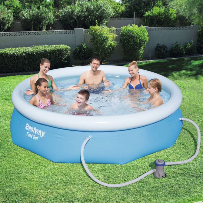 Piscina Desmontable Autoportante Bestway Fast Set 274x76 cm Depuradora de cartucho de 1.249 L/H - Imagen 2