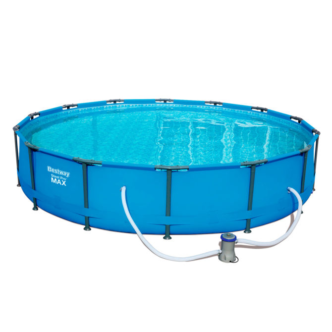 Piscina remota Bestwular Remote Bestway Steel Pro 427x84 Cm Currcho de 2.006 l/h