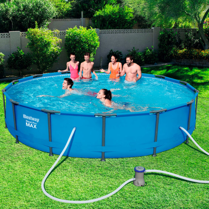 Piscina remota Bestwular Remote Bestway Steel Pro 427x84 Cm Currcho de 2.006 l/h - Image 2